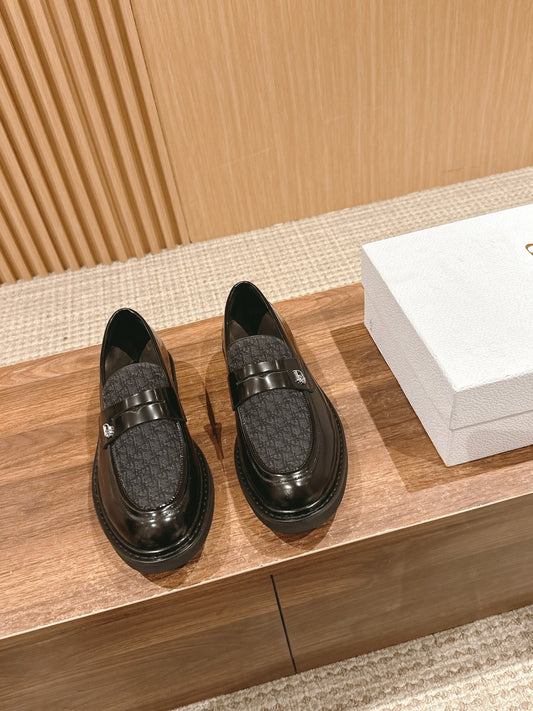 Dior Explorer Men Derby Shoes, Black Oblique