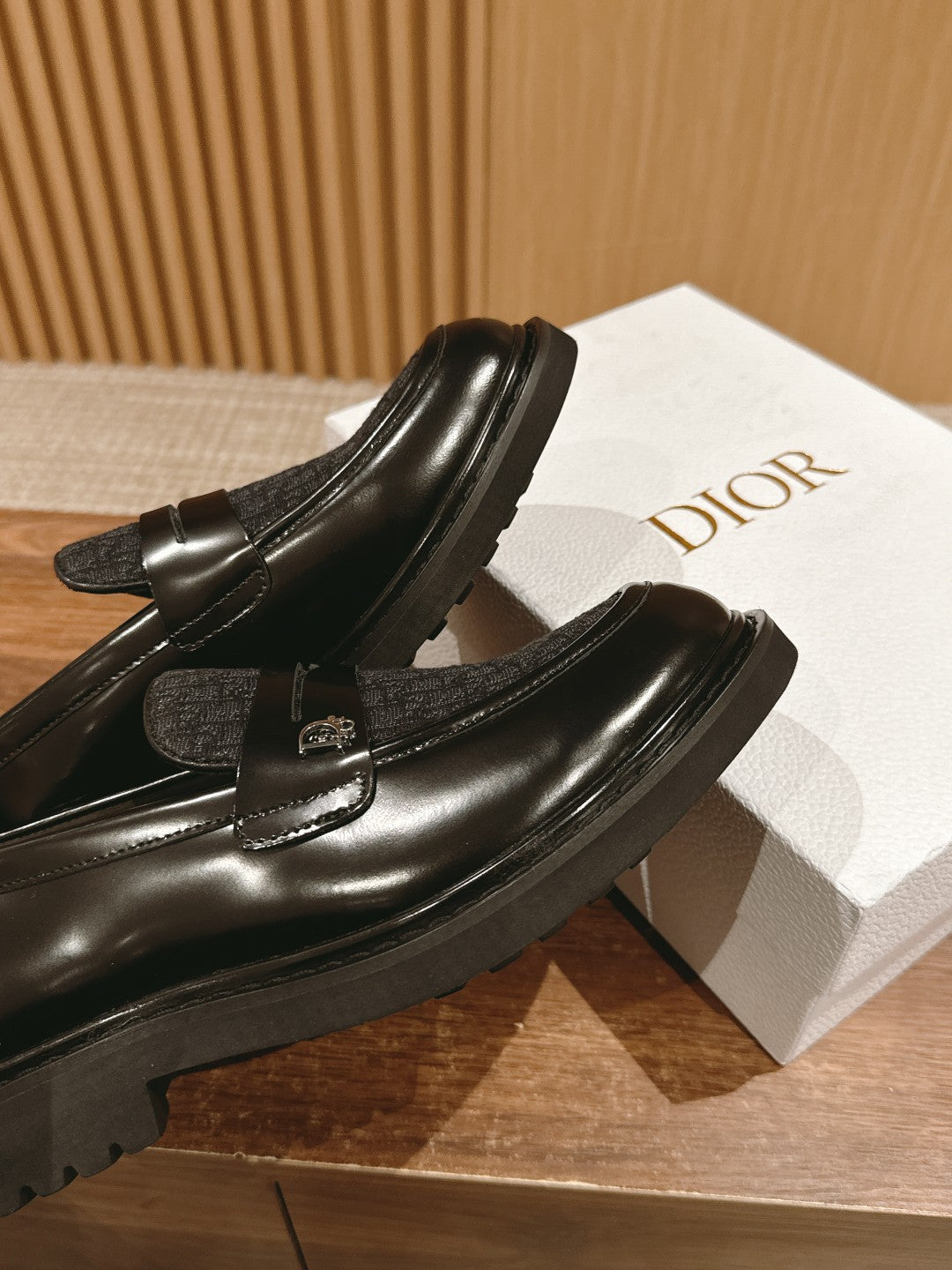 Dior Explorer Men Derby Shoes, Black Oblique