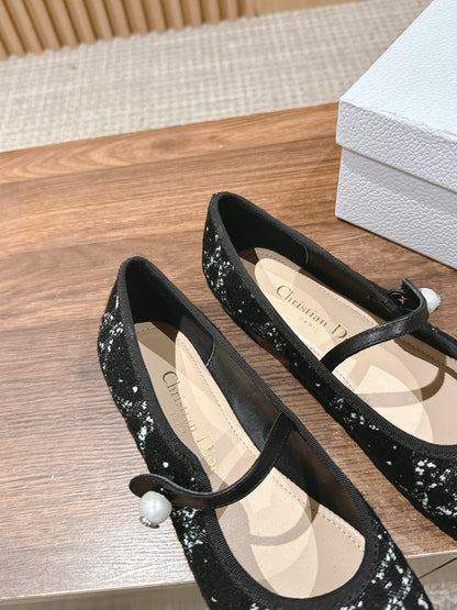 Dior Classic Ballet Flats, Black