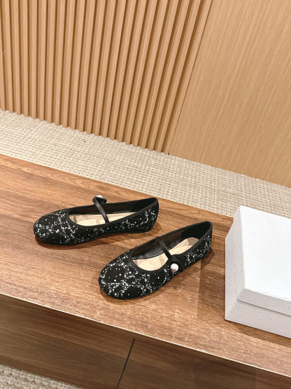 Dior Classic Ballet Flats, Black
