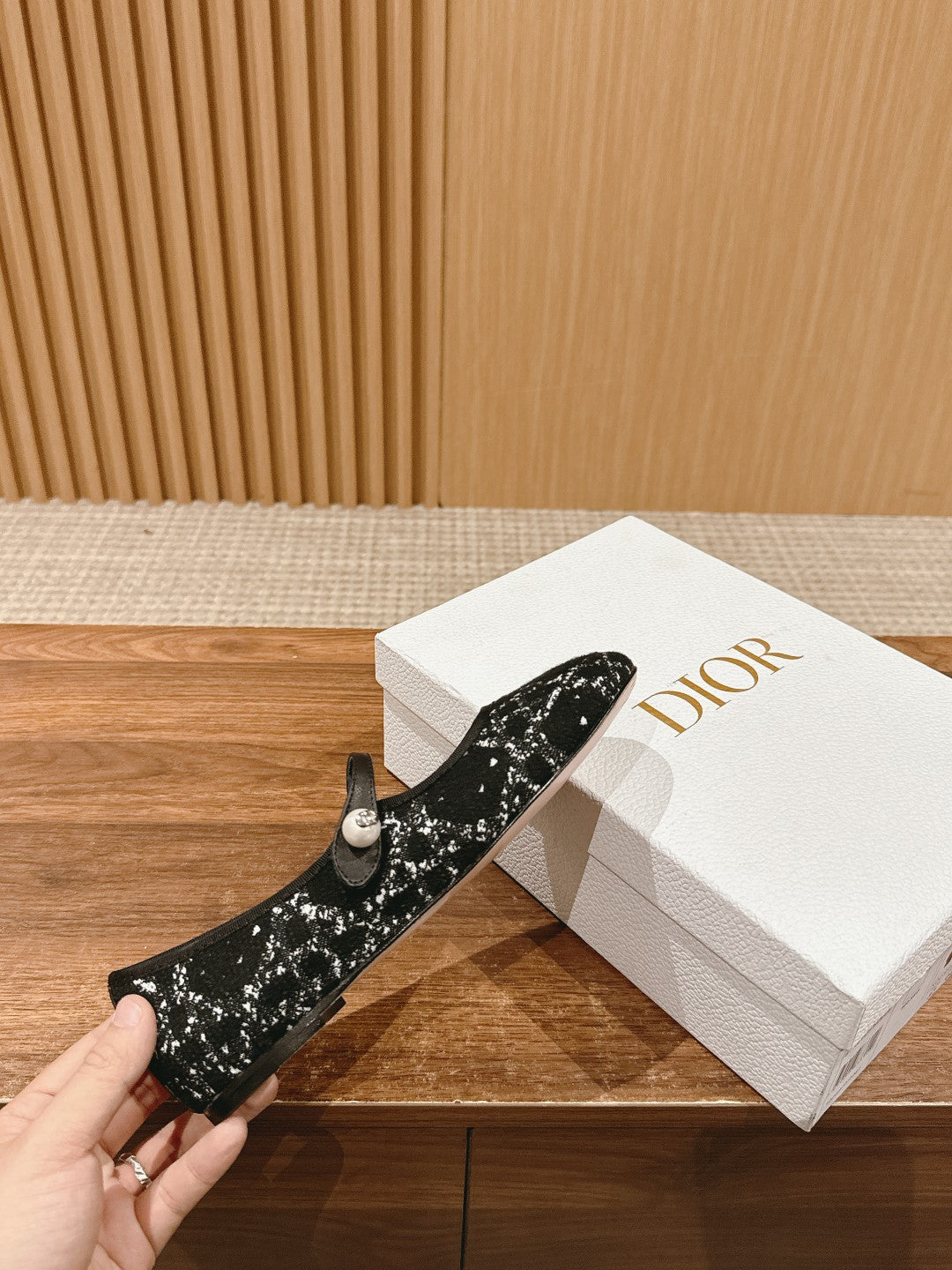 Dior Classic Ballet Flats, Black