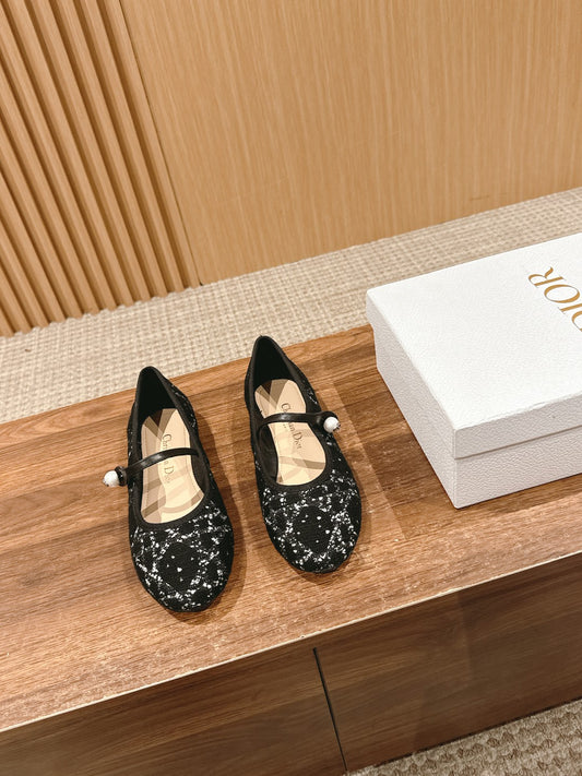 Dior Classic Ballet Flats, Black