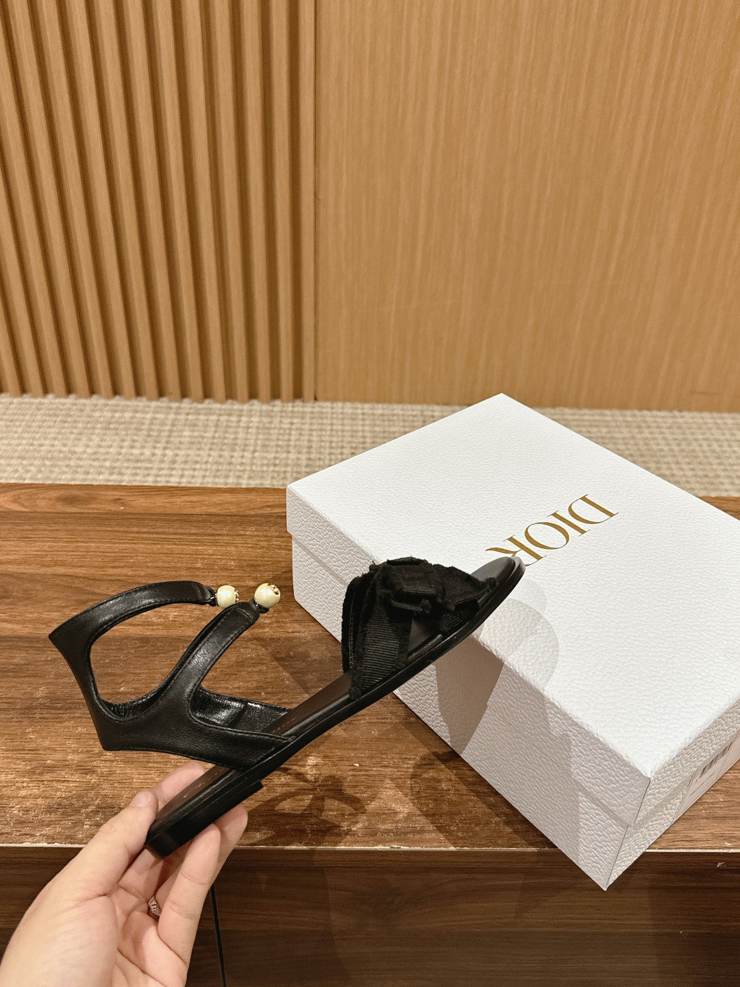 Dior Bow & Pearl Adiorable Pumps, Black