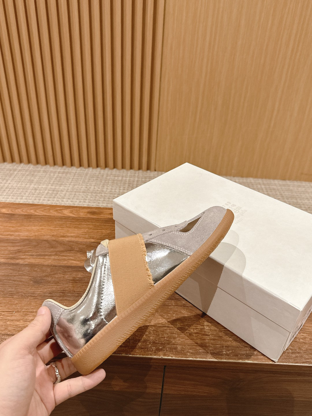 Maison Margiela Replica Sneaker, Gold