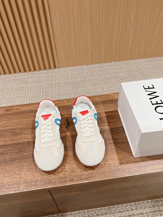 Loewe Ballet runner in nylon and calfskin 02