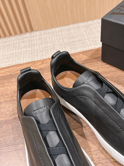 Ermenegildo Zegna Couture XXX Limited-Edition Men's Sneakers, Black