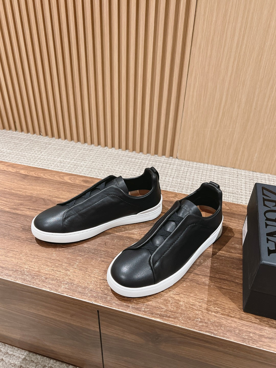 Ermenegildo Zegna Couture XXX Limited-Edition Men's Sneakers, Black