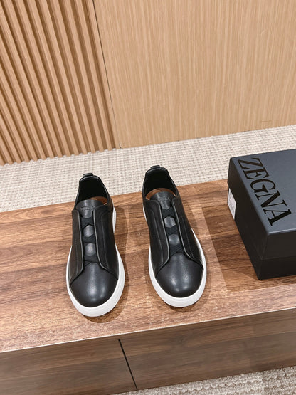 Ermenegildo Zegna Couture XXX Limited-Edition Men's Sneakers, Black