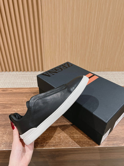 Ermenegildo Zegna Couture XXX Limited-Edition Men's Sneakers, Black