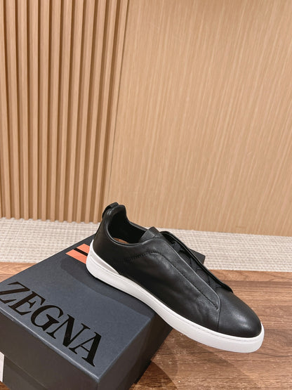 Ermenegildo Zegna Couture XXX Limited-Edition Men's Sneakers, Black