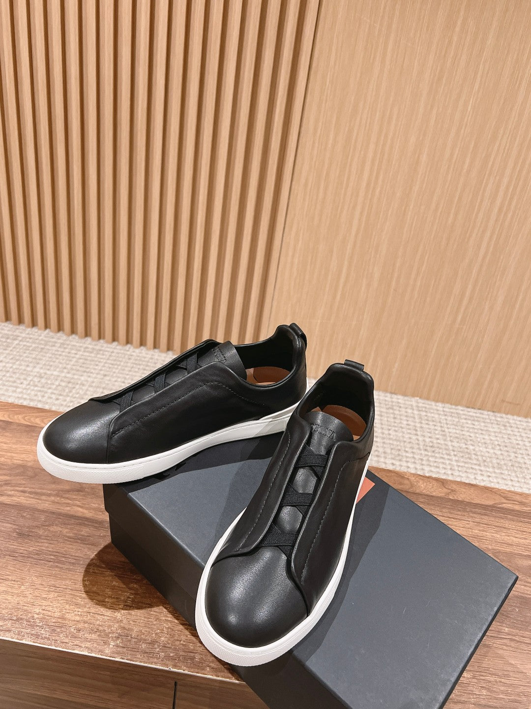 Ermenegildo Zegna Couture XXX Limited-Edition Men's Sneakers, Black