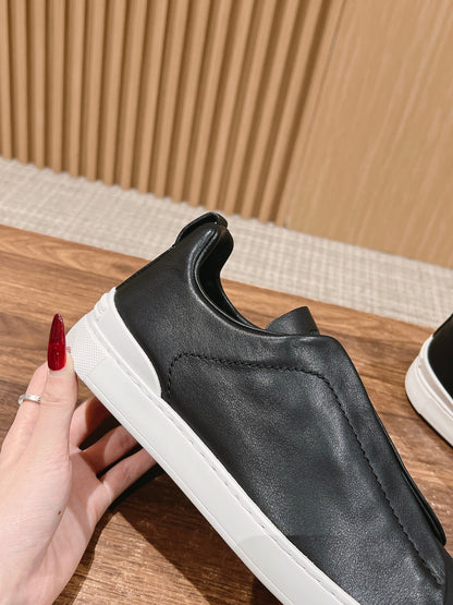 Ermenegildo Zegna Couture XXX Limited-Edition Men's Sneakers, Black