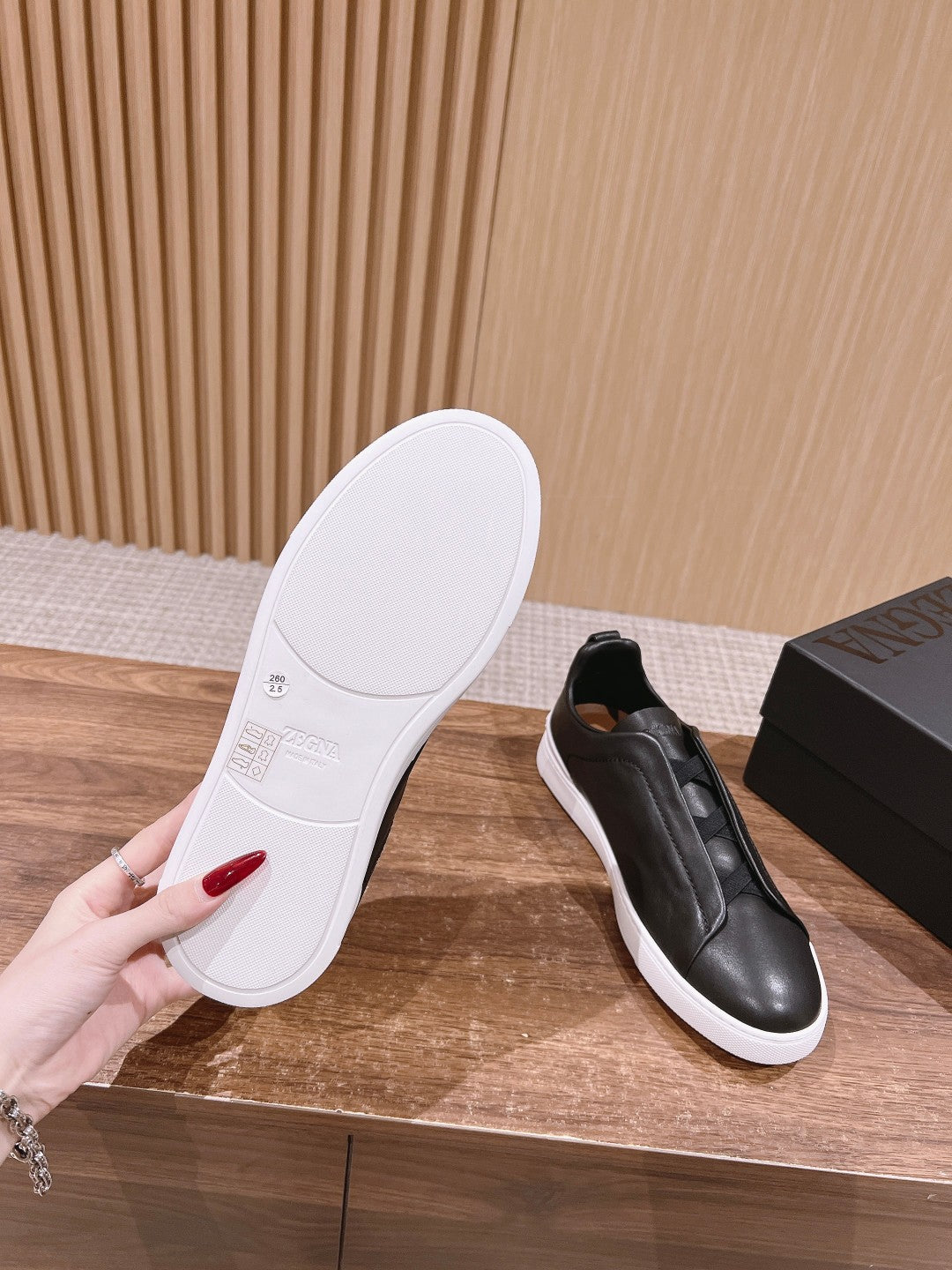 Ermenegildo Zegna Couture XXX Limited-Edition Men's Sneakers, Black