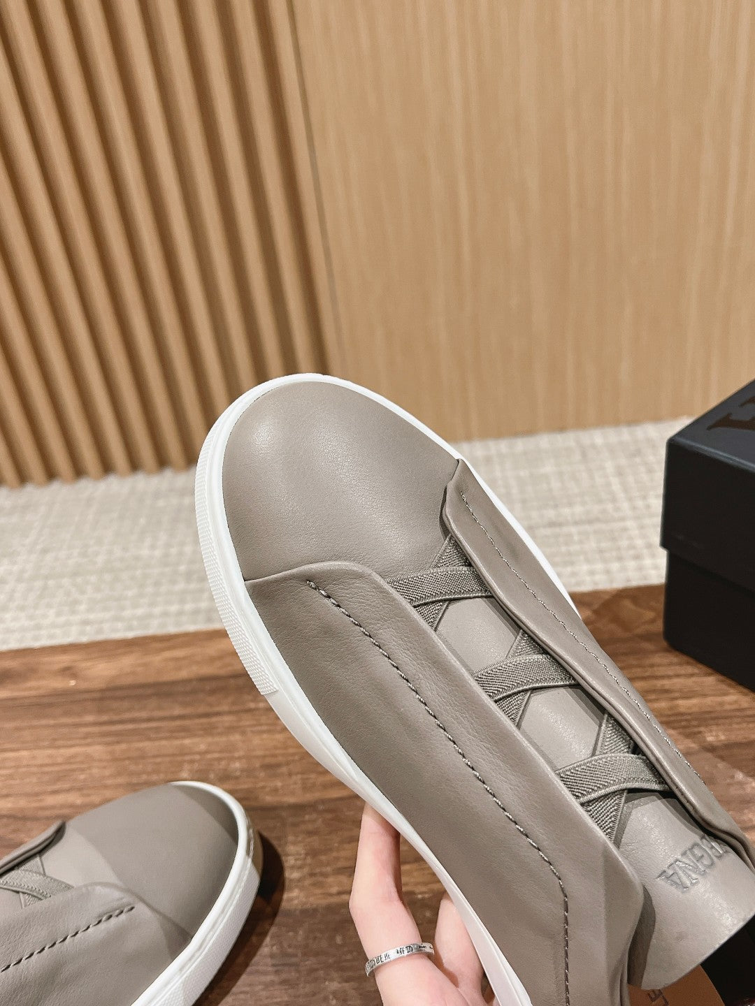 Ermenegildo Zegna Couture XXX Limited-Edition Men's Sneakers, Grey