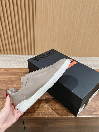 Ermenegildo Zegna Couture XXX Limited-Edition Men's Sneakers, Grey