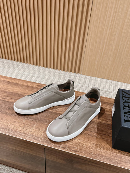 Ermenegildo Zegna Couture XXX Limited-Edition Men's Sneakers, Grey