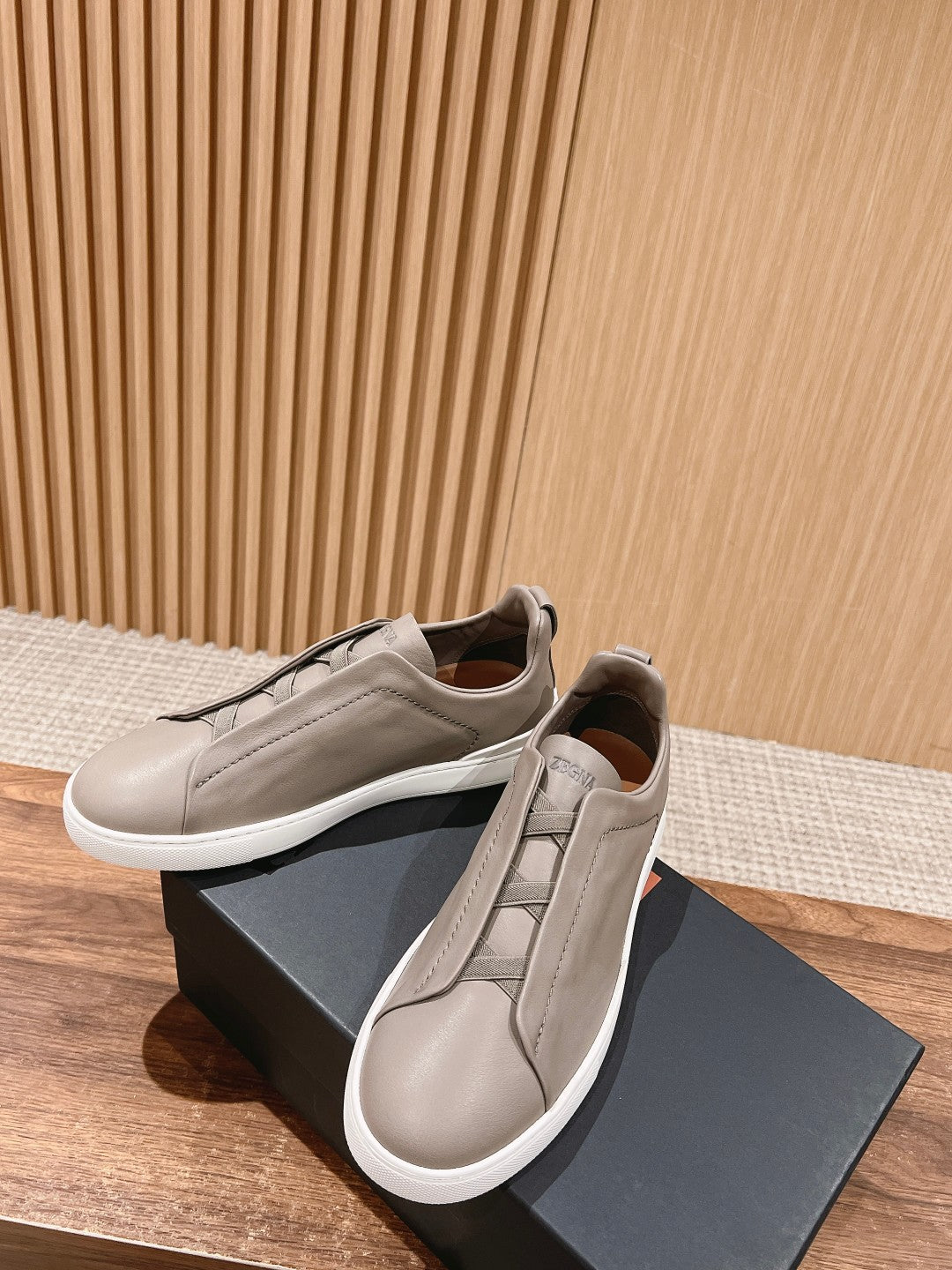 Ermenegildo Zegna Couture XXX Limited-Edition Men's Sneakers, Grey