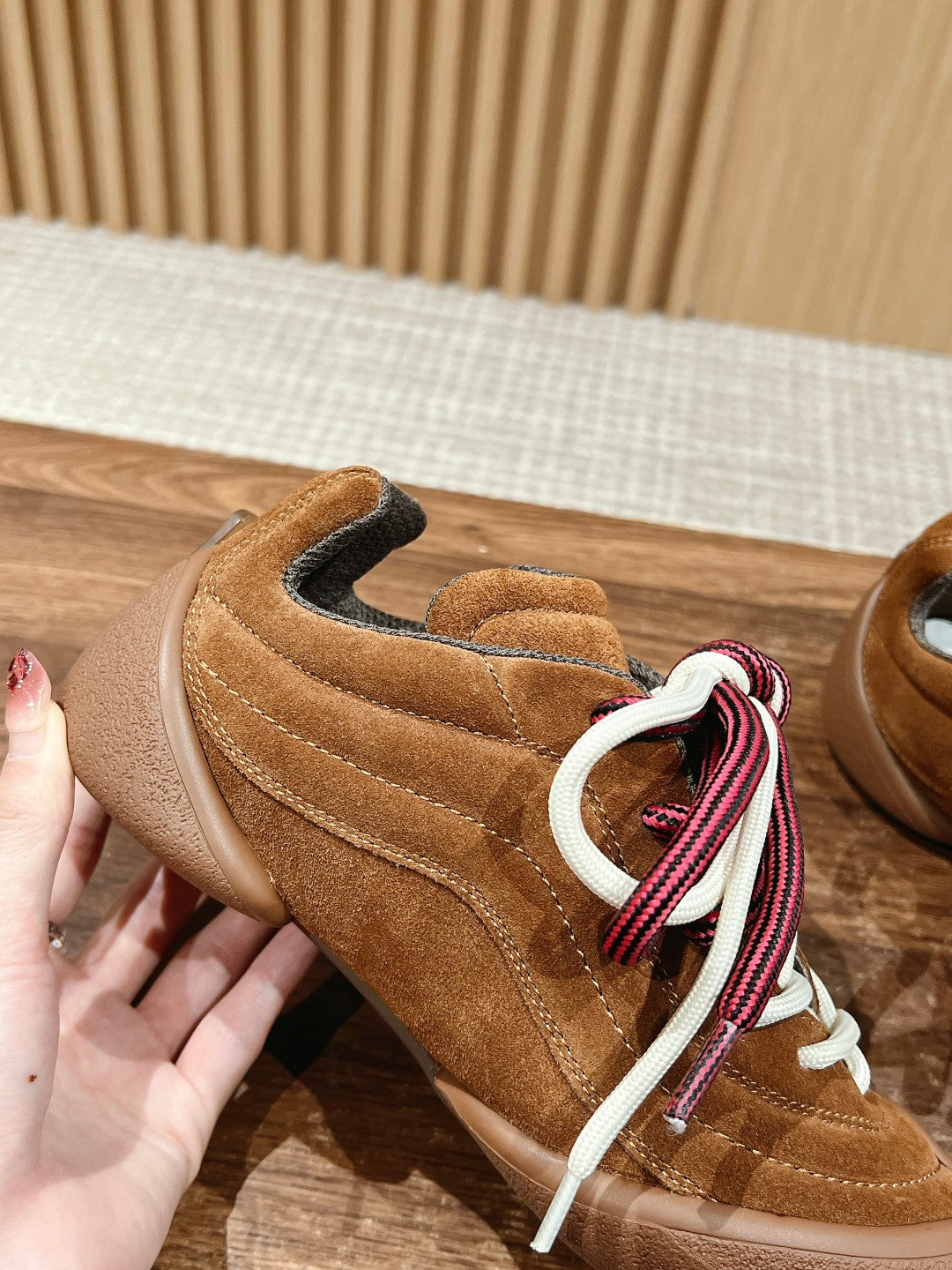 Alexander McQueen Flexion Sneakers, Brown