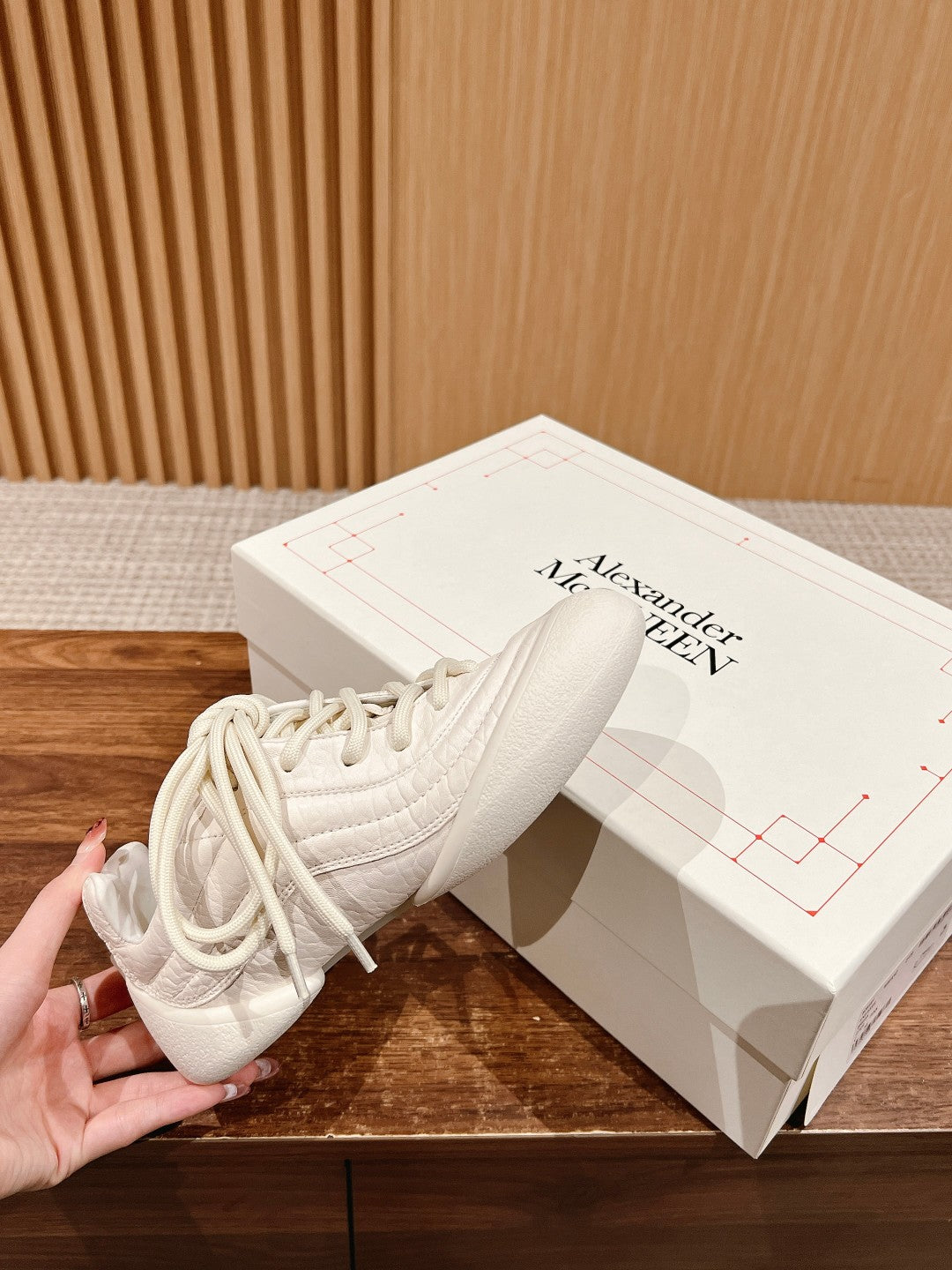 Alexander McQueen Flexion Sneakers, White
