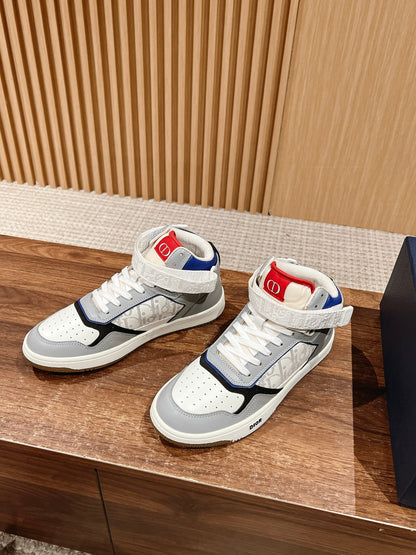 Dior B27# Jacquard Embroidery Craft Series, High-Top 03