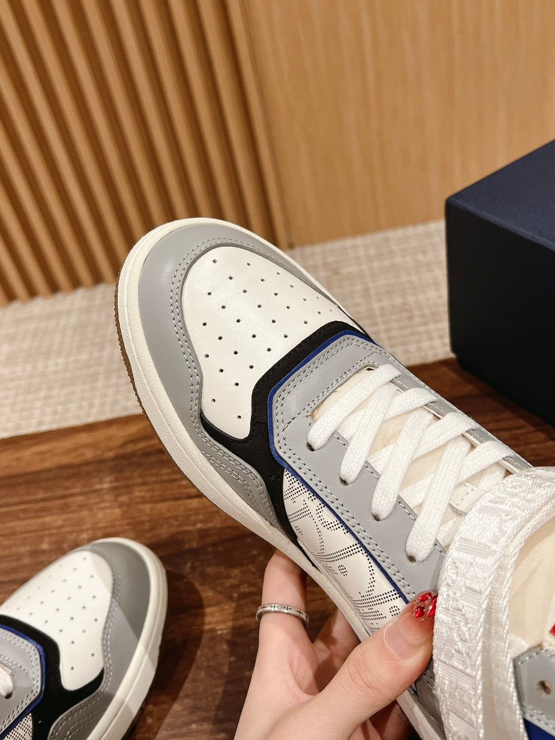 Dior B27# Jacquard Embroidery Craft Series, High-Top 03