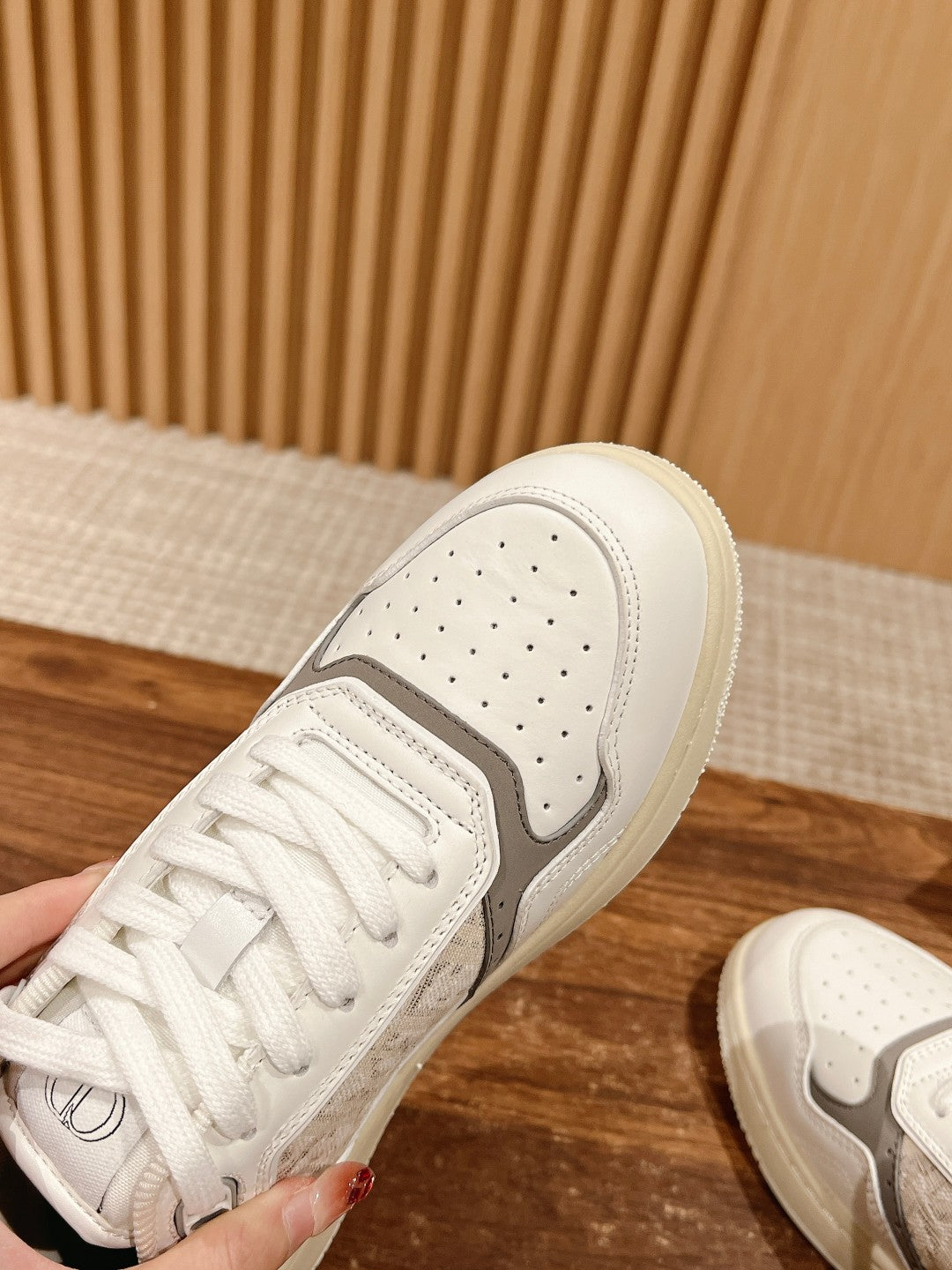 Dior B27# Jacquard Embroidery Craft Series, Low-Top Sneakers Series 08