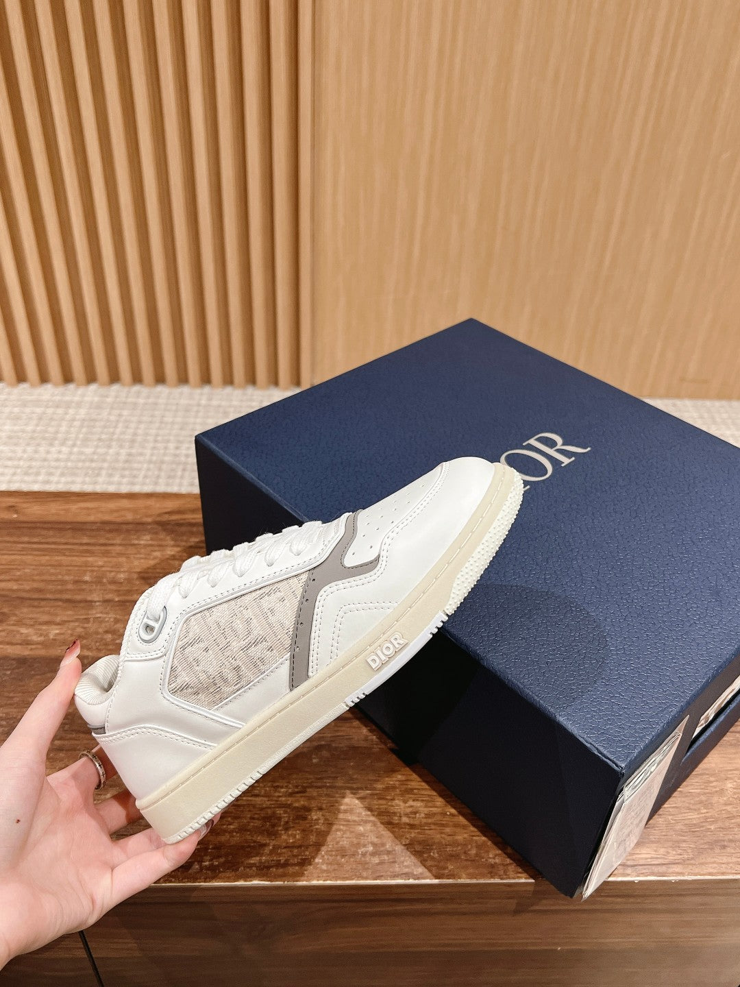 Dior B27# Jacquard Embroidery Craft Series, Low-Top Sneakers Series 08