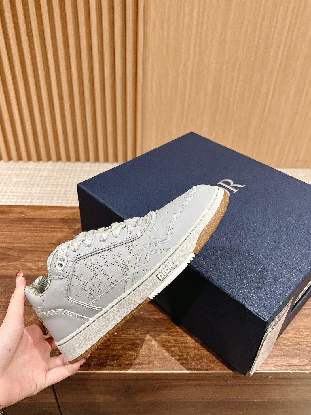 Dior B27# Jacquard Embroidery Craft Series, Low-Top Sneakers Series 20