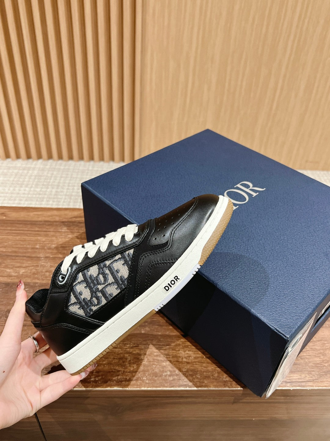Dior B27# Jacquard Embroidery Craft Series, Low-Top Sneakers Series 07