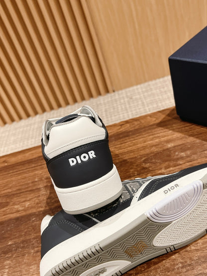 Dior B27# Jacquard Embroidery Craft Series, Low-Top Sneakers Series 06