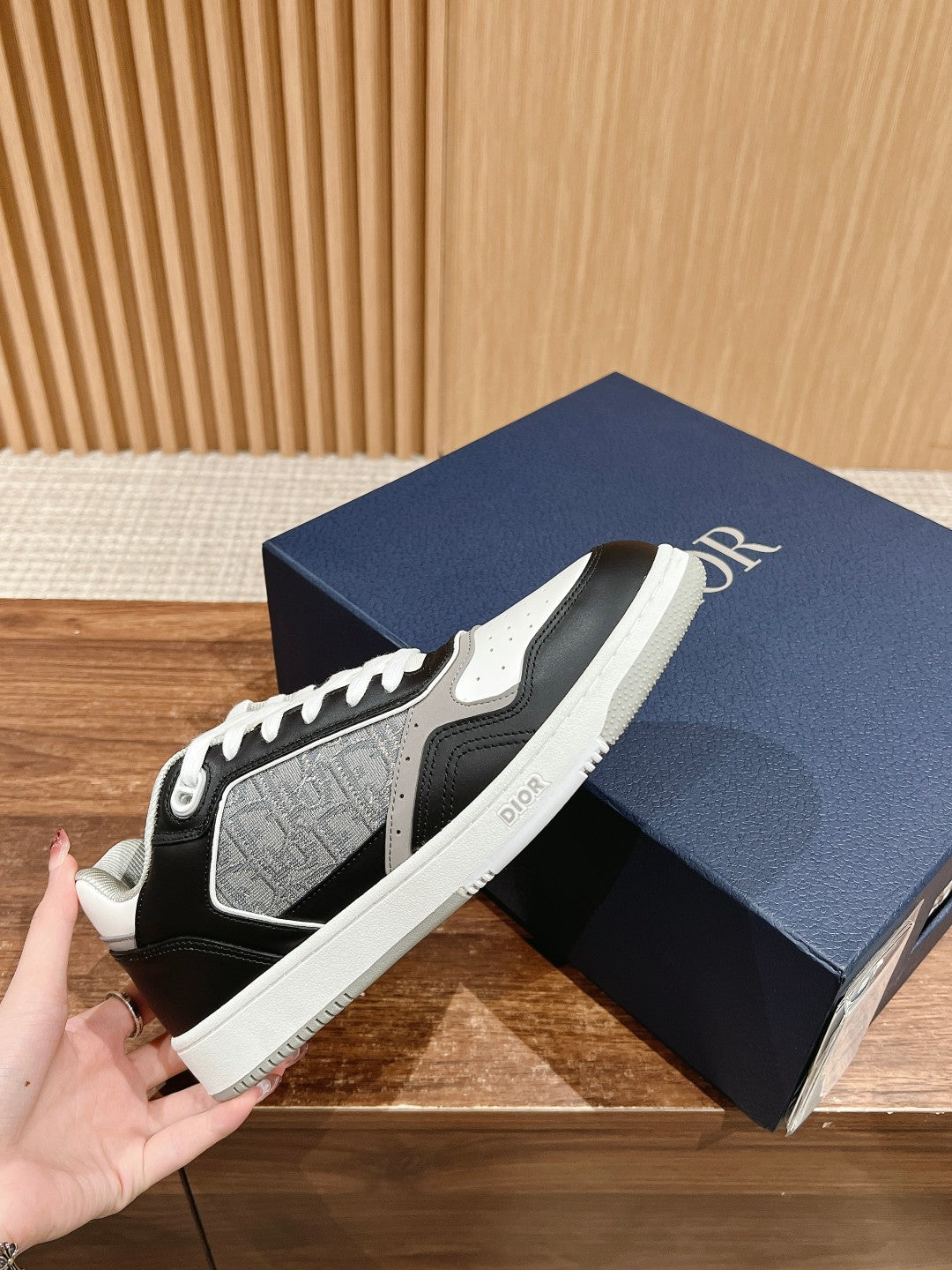 Dior B27# Jacquard Embroidery Craft Series, Low-Top Sneakers Series 05