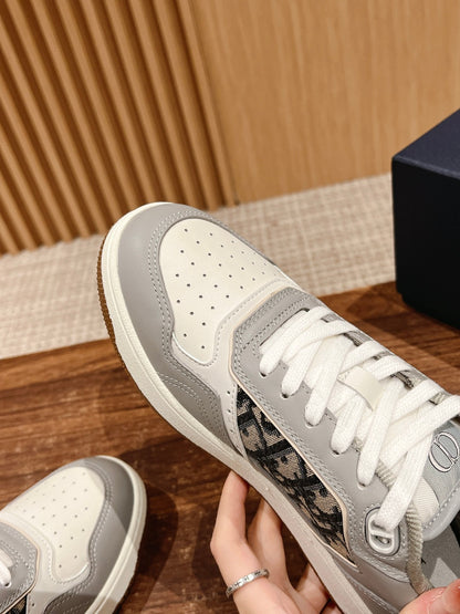 Dior B27# Jacquard Embroidery Craft Series, Low-Top Sneakers Series 04