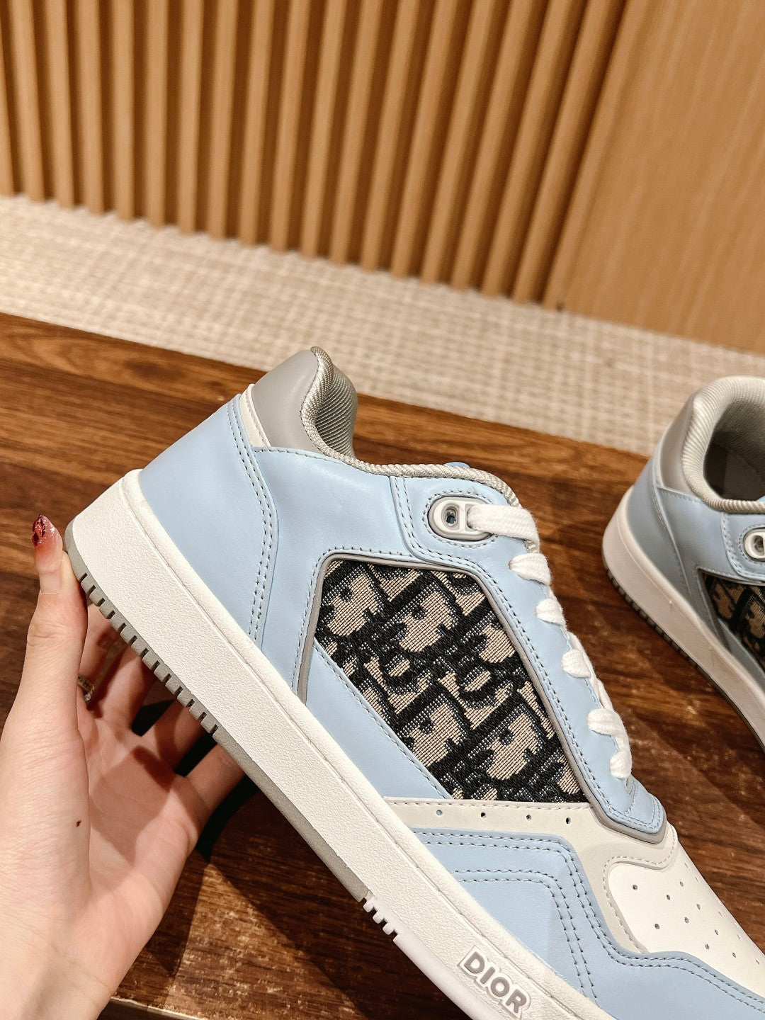 Dior B27# Jacquard Embroidery Craft Series, Low-Top Sneakers Series 03