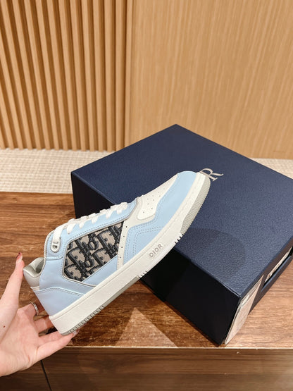 Dior B27# Jacquard Embroidery Craft Series, Low-Top Sneakers Series 03