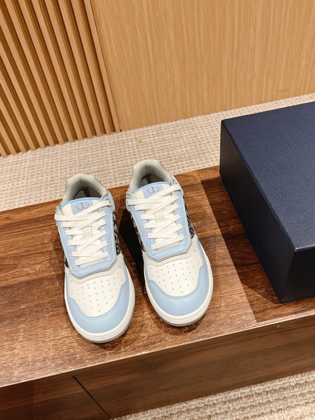 Dior B27# Jacquard Embroidery Craft Series, Low-Top Sneakers Series 03