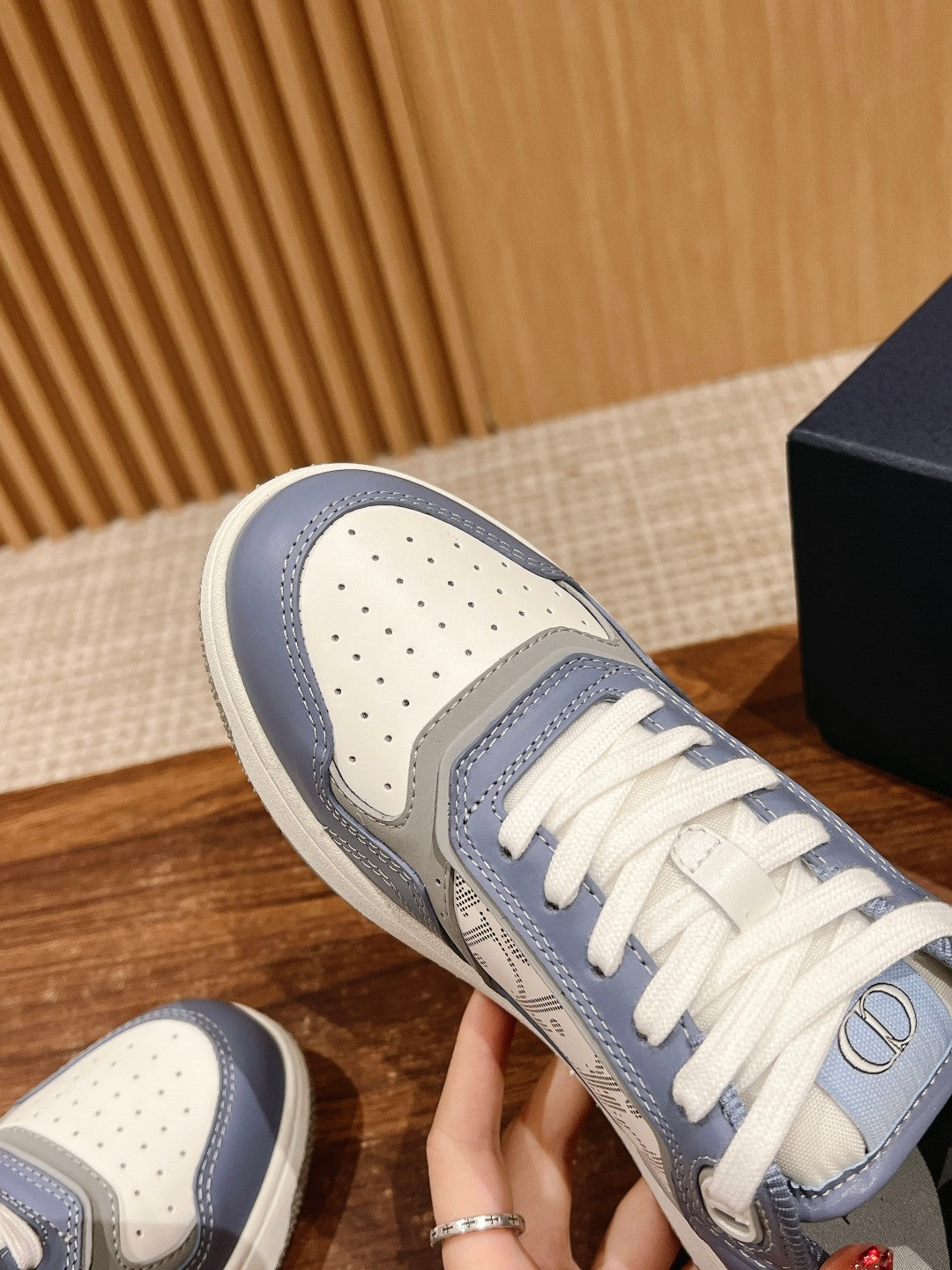 Dior B27# Jacquard Embroidery Craft Series, Low-Top Sneakers Series 14