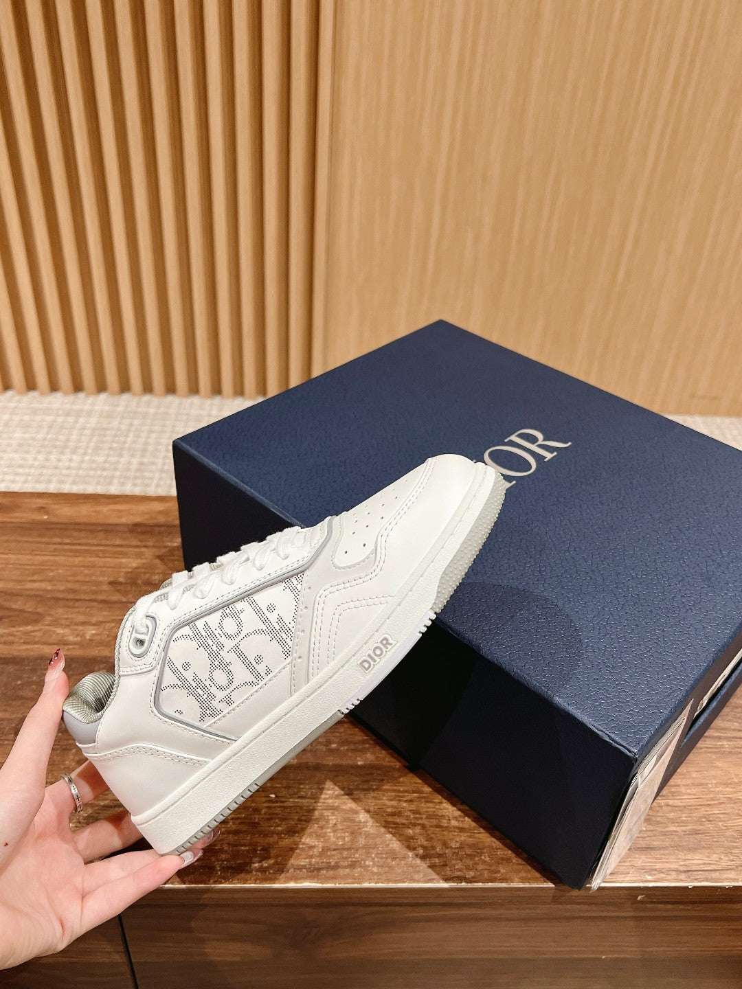 Dior B27# Jacquard Embroidery Craft Series, Low-Top Sneakers Series 13