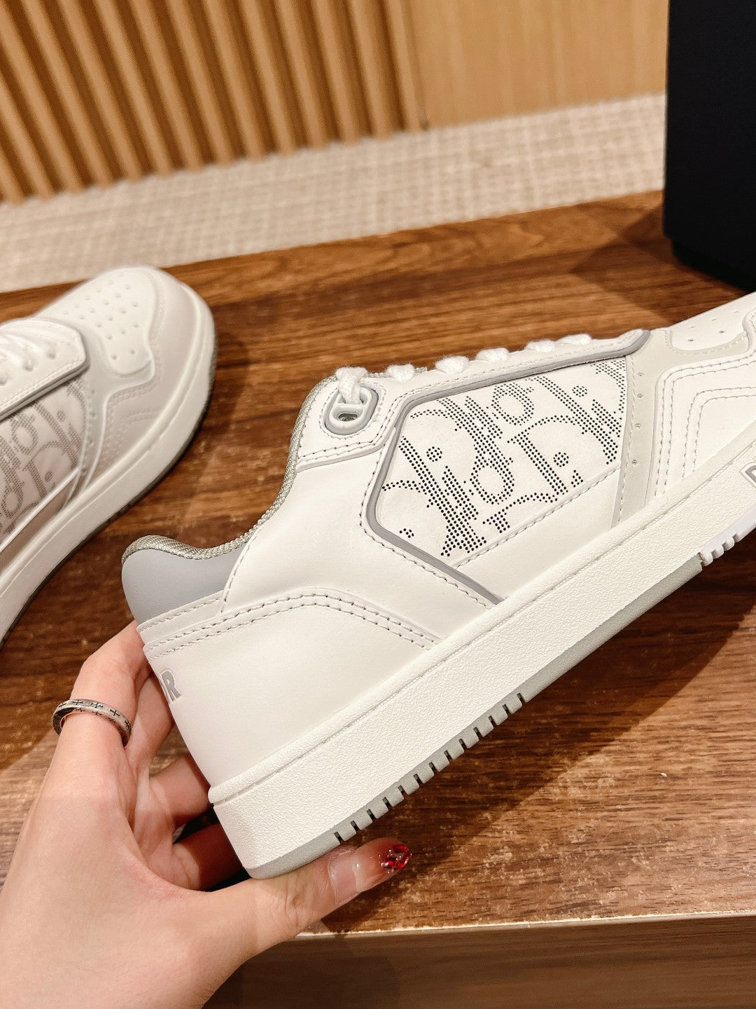 Dior B27# Jacquard Embroidery Craft Series, Low-Top Sneakers Series 13