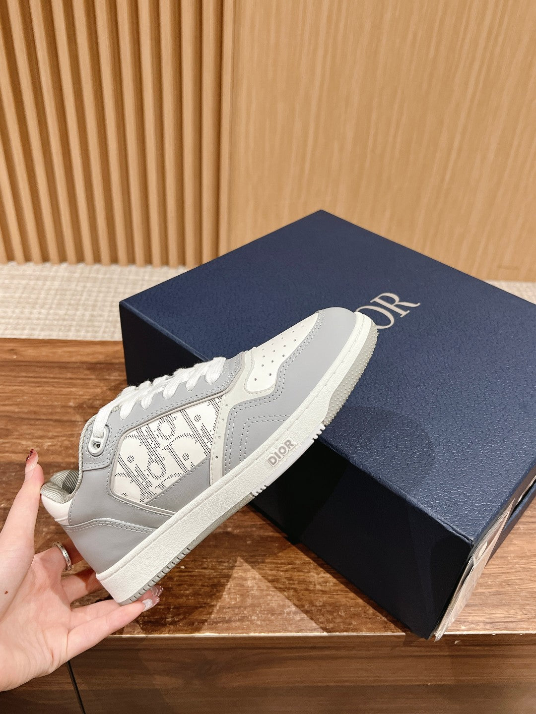 Dior B27# Jacquard Embroidery Craft Series, Low-Top Sneakers Series 11