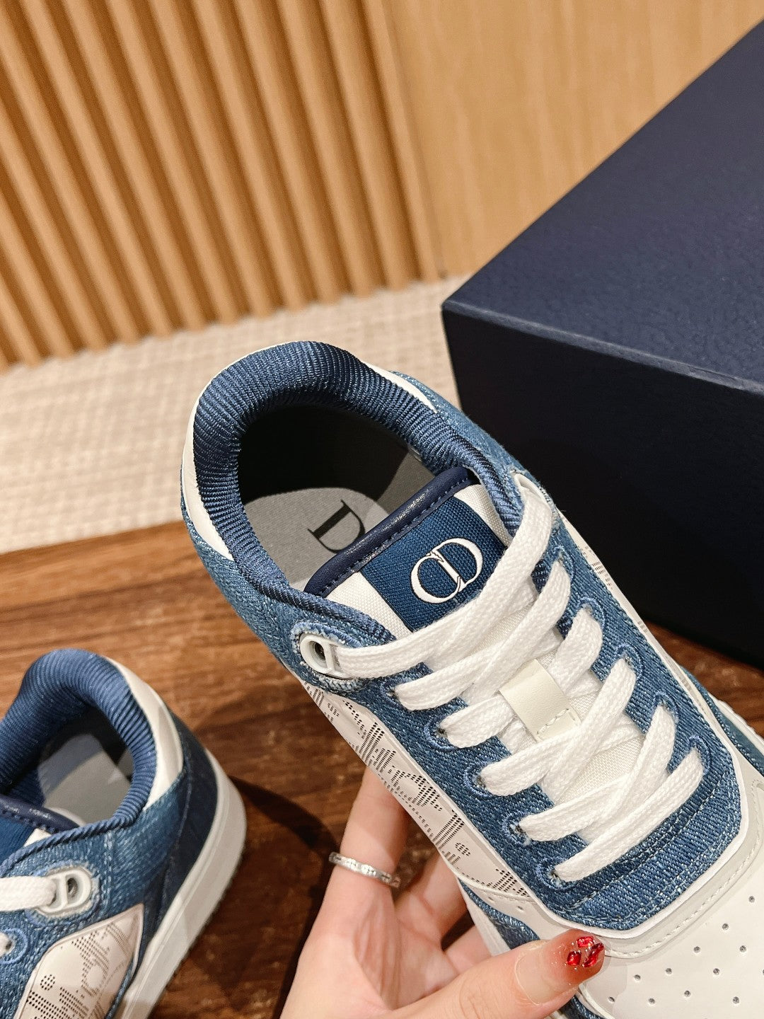 Dior B27# Jacquard Embroidery Craft Series, Low-Top Sneakers Series 10