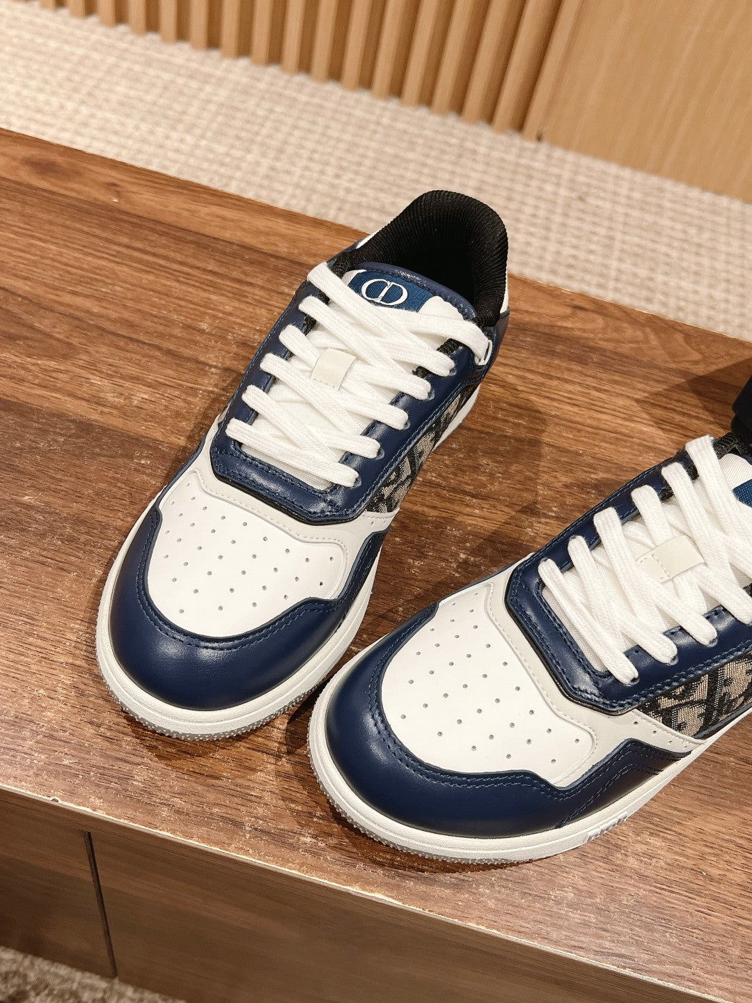 Dior B27# Jacquard Embroidery Craft Series, Low-Top Sneakers Series 01