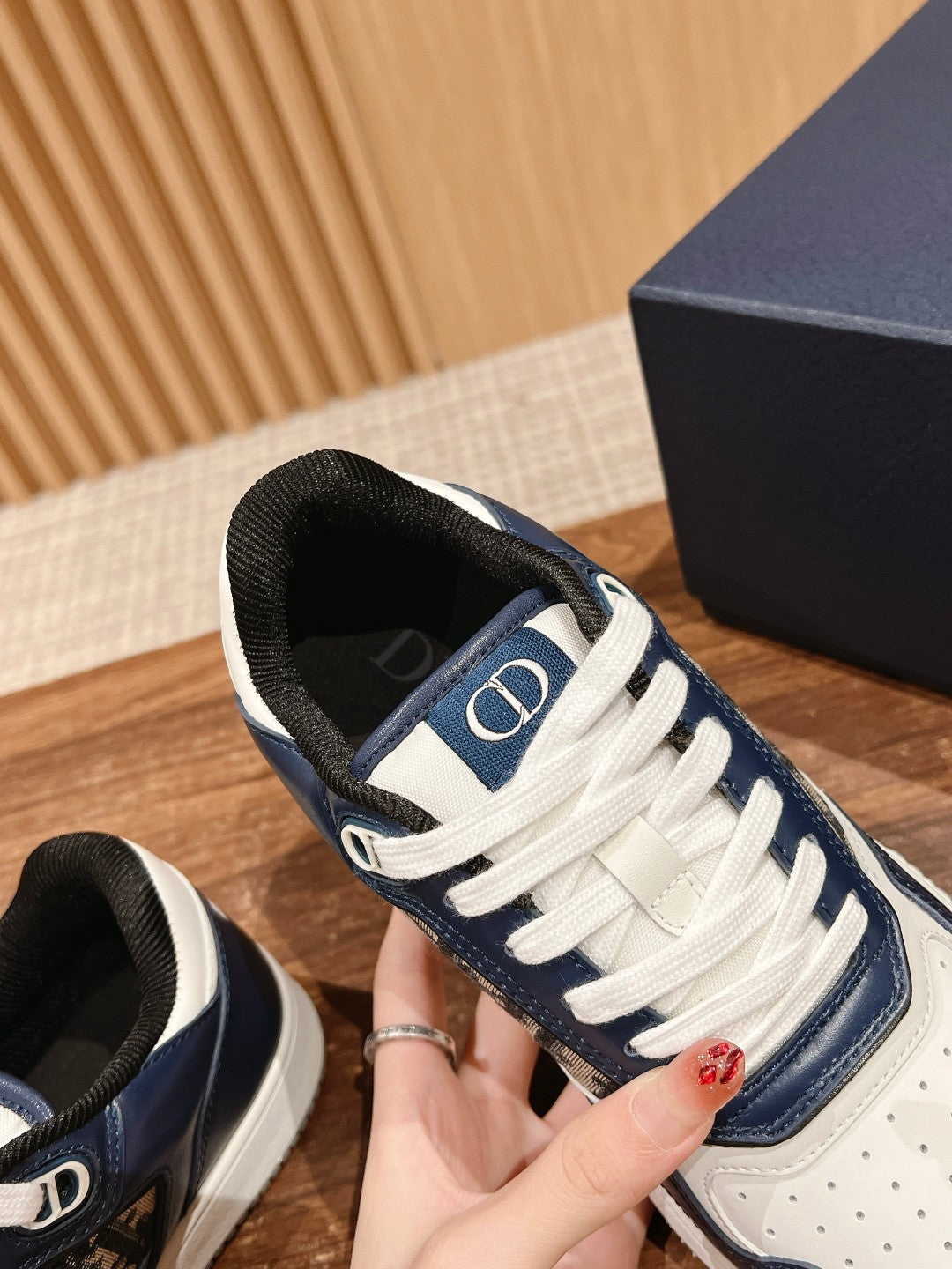 Dior B27# Jacquard Embroidery Craft Series, Low-Top Sneakers Series 01