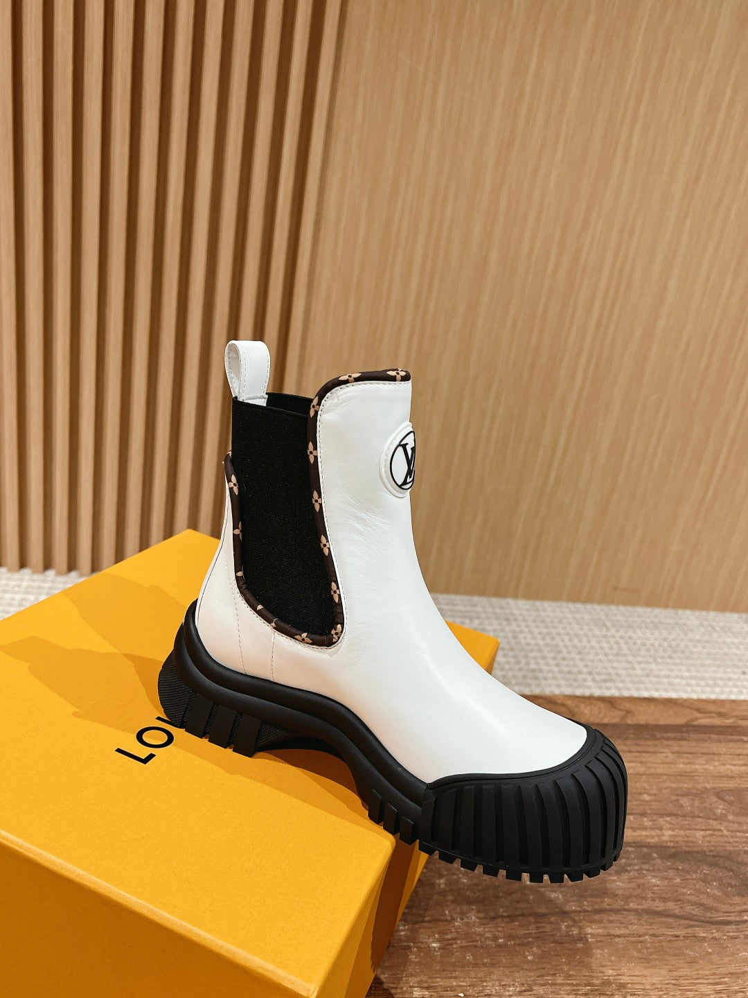 LV Ruby Ankle Boot, White