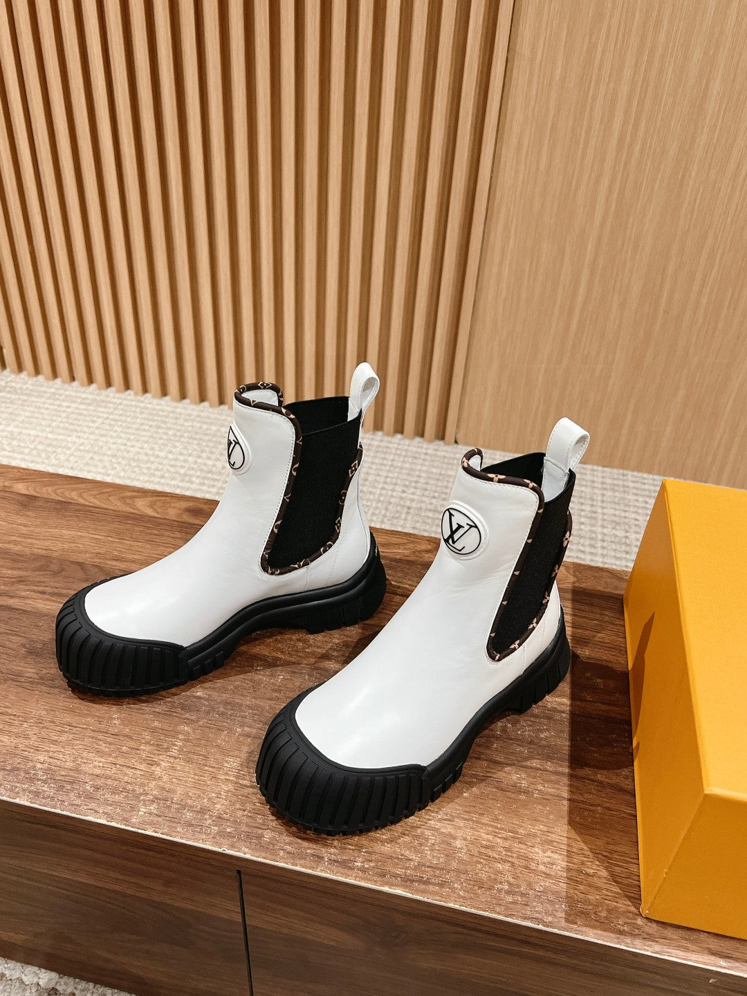 LV Ruby Ankle Boot, White