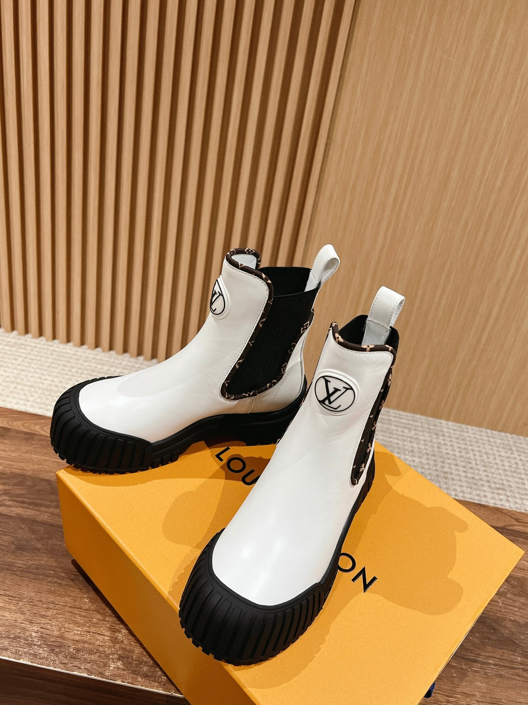 LV Ruby Ankle Boot, White