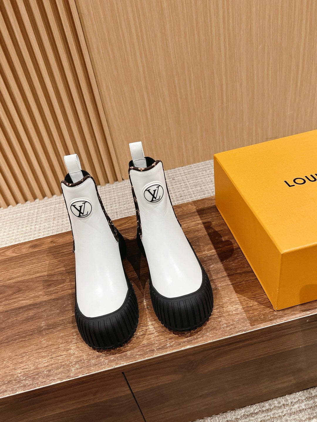 LV Ruby Ankle Boot, White