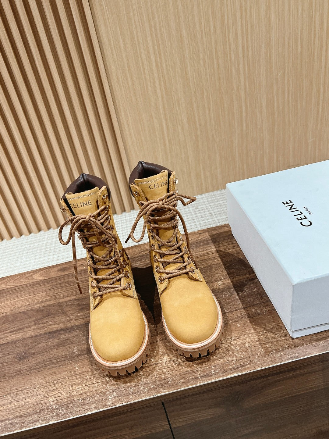 CELINE Classic Martin Boots – Big Yellow Boots, High-top New