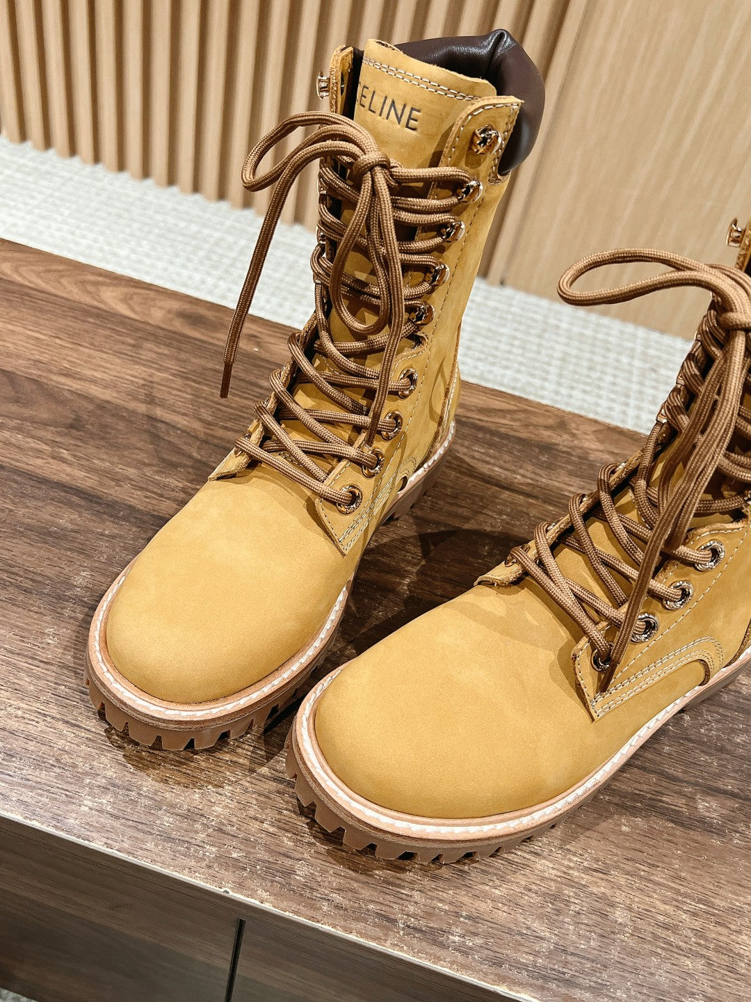CELINE Classic Martin Boots – Big Yellow Boots, High-top New