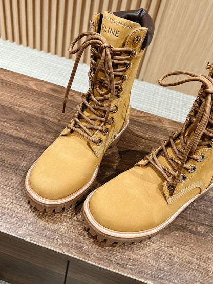 CELINE Classic Martin Boots – Big Yellow Boots, High-top New