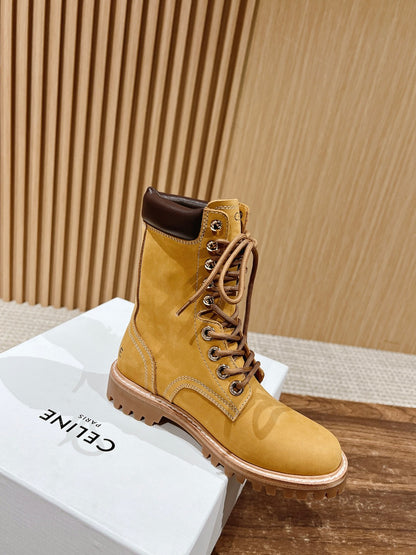 CELINE Classic Martin Boots – Big Yellow Boots, High-top New